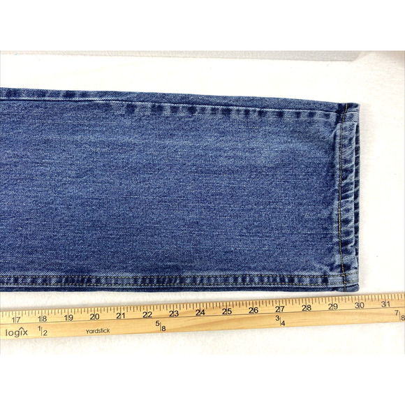 Lee Jeans Mens 30 x 30 Regular Fit Blue Medium Wash Denim Straight Casual - Picture 9 of 13
